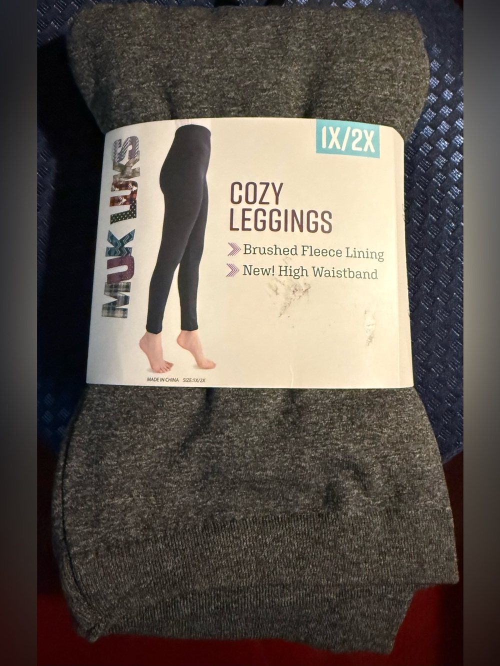 NMuk luks new women brushed fleece leggings size 1x-2x